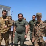 Министр обороны РА Сурен Папикян посетил стройплощадки строительства новых казарм