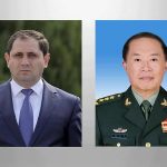 Министр обороны Армении провел встречу с заместителем Центрального военного совета КНР